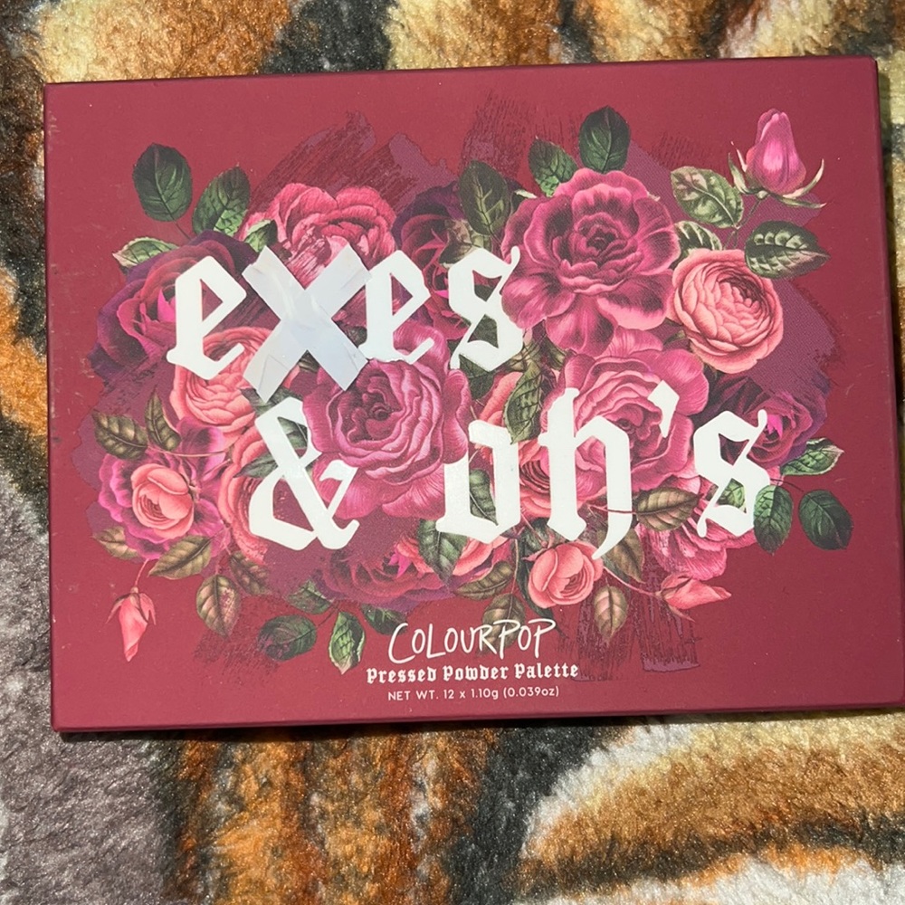 Colourpop exs & oh’s palette
